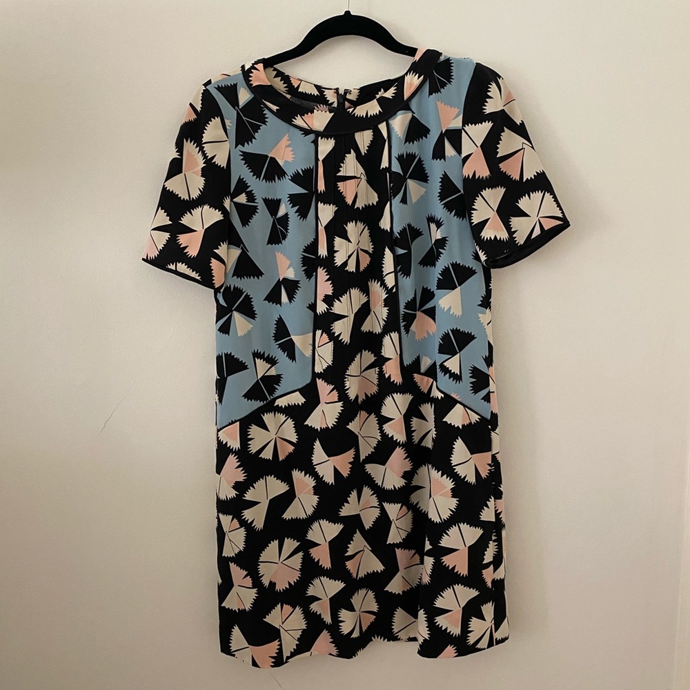 MARC BY MARC JACOBS Black Patterned Shift Dress